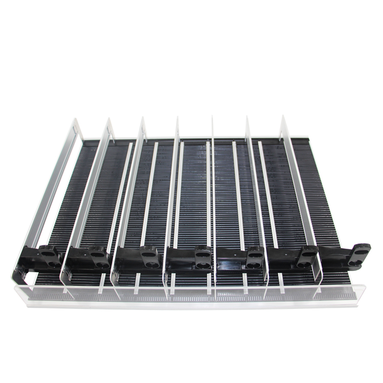 Cabinet Tray Lane Shelf Pusher System Retail Display Divider Spring Loaded Adjustable Pack Product Shelf Pusher System