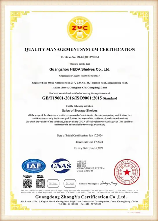 Environmental & RoHS Compliance Certification