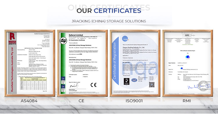 Certificates AS4084 CE ISO RMI