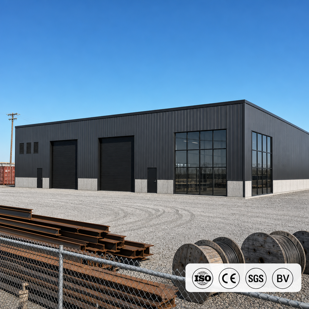 Pre-Fabricated Weather-Resistant Steel Structure Warehouse For Agricultural Storage Direct Factory Durable Construction