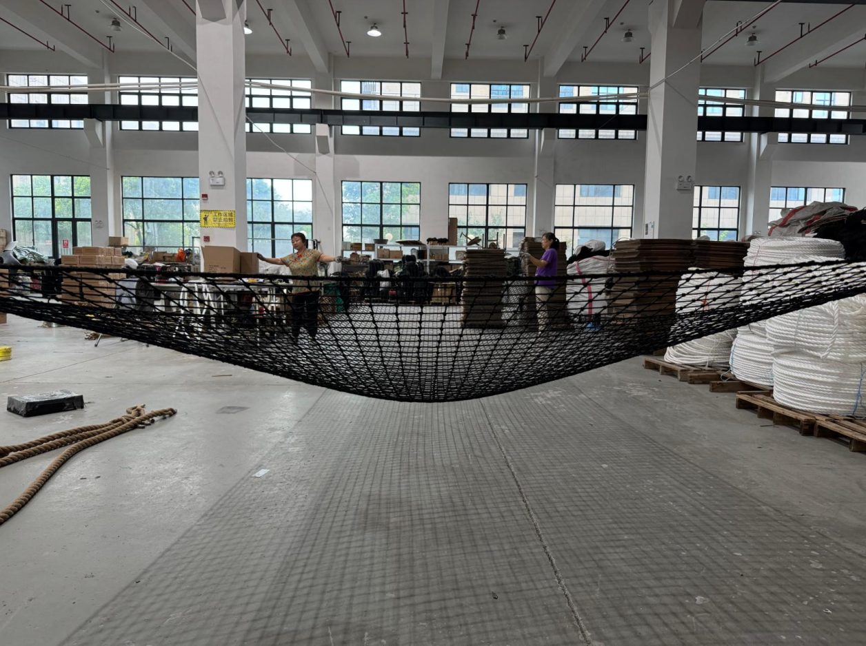 Heavy Duty Nylon Polyamide Safety Net Pallet Rack Netting Custom
