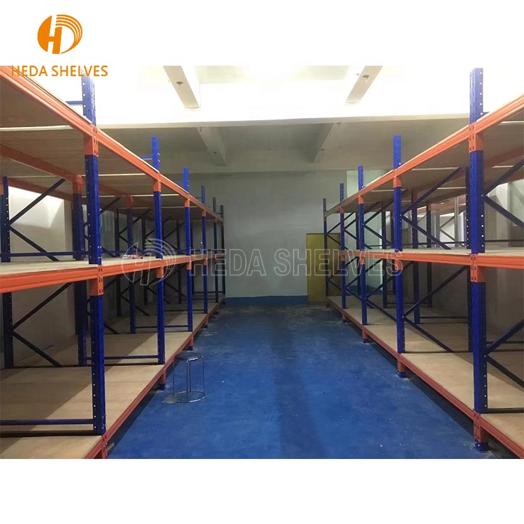Industrial Heavy Duty Storage Shelves Systems Stacking Units Metal Rack Warehouse Steel Pallet Racking