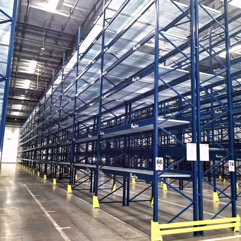 Steel Heavy Duty Multi-Level Pallet Storage Racking System with Powder Coated Mezzanine Floor Racks for Warehouse