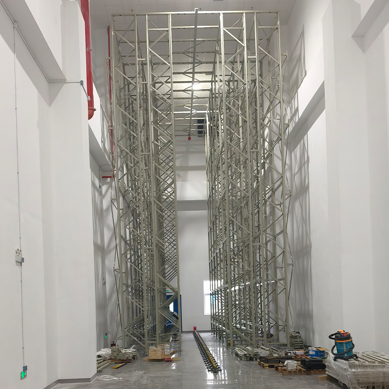 Adjustable Beam Rack System for Palletized Goods Storage Pallet Handling