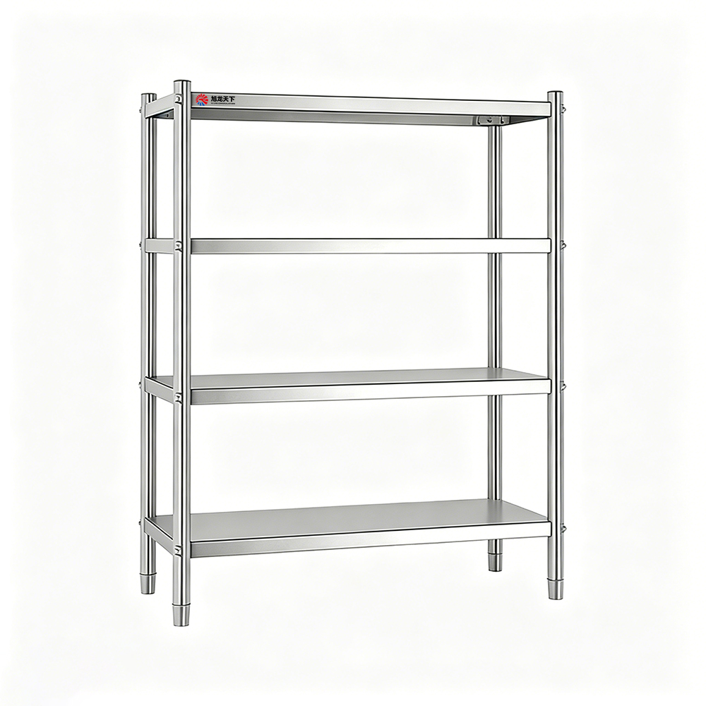 Stainless Steel Shelf Kitchen Storage Rack Industrial Storage Heavy Duty Shelf Commercial Shelving Rack Organizer