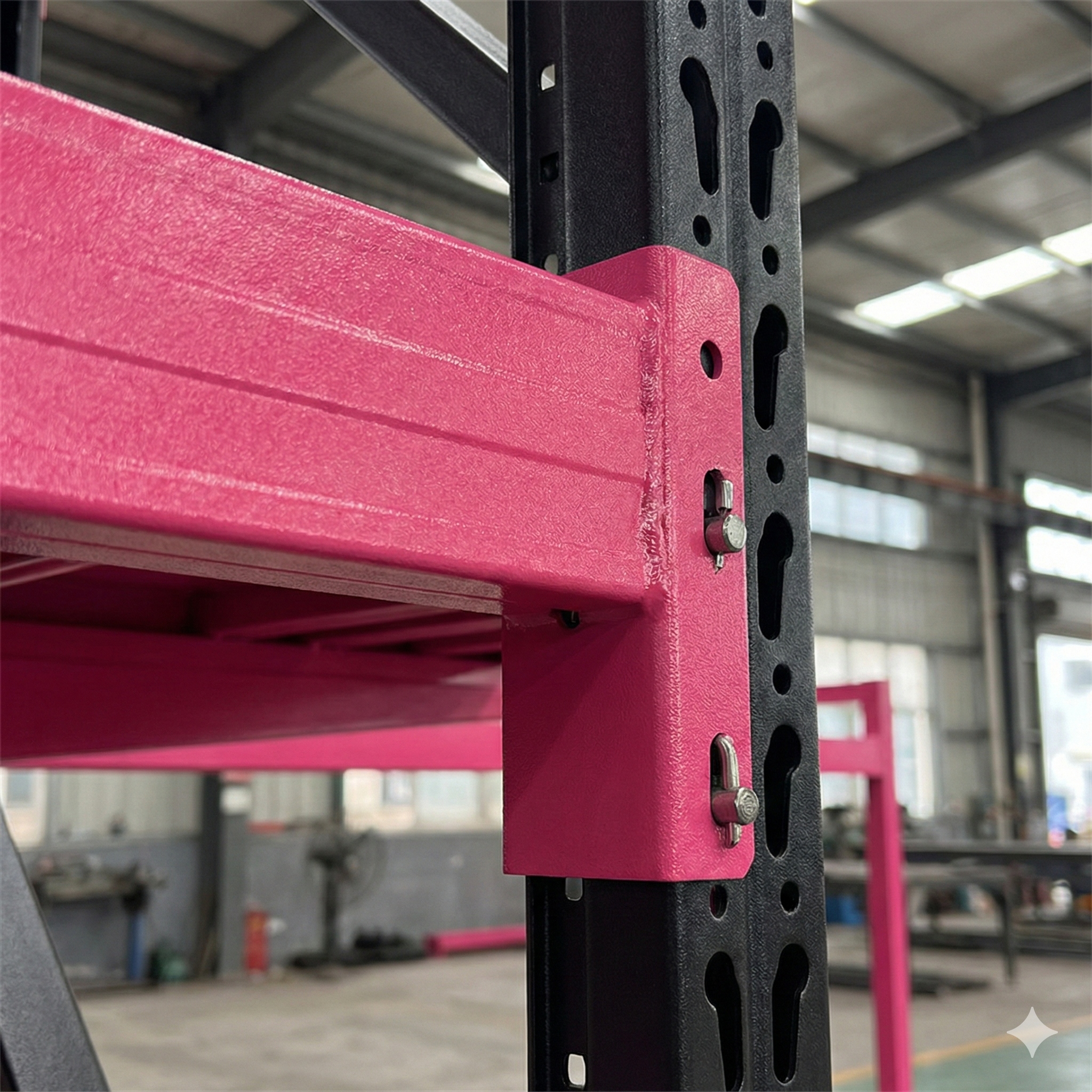 Hot Sale Single-Sided Light Duty Pallet Racking System Garage &amp; Warehouse Storage Rack Made of Durable Metallic Material