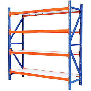 Blue Orange Custom Design Corrosion Protection Medium Duty Storage Racks Boltless Shelving