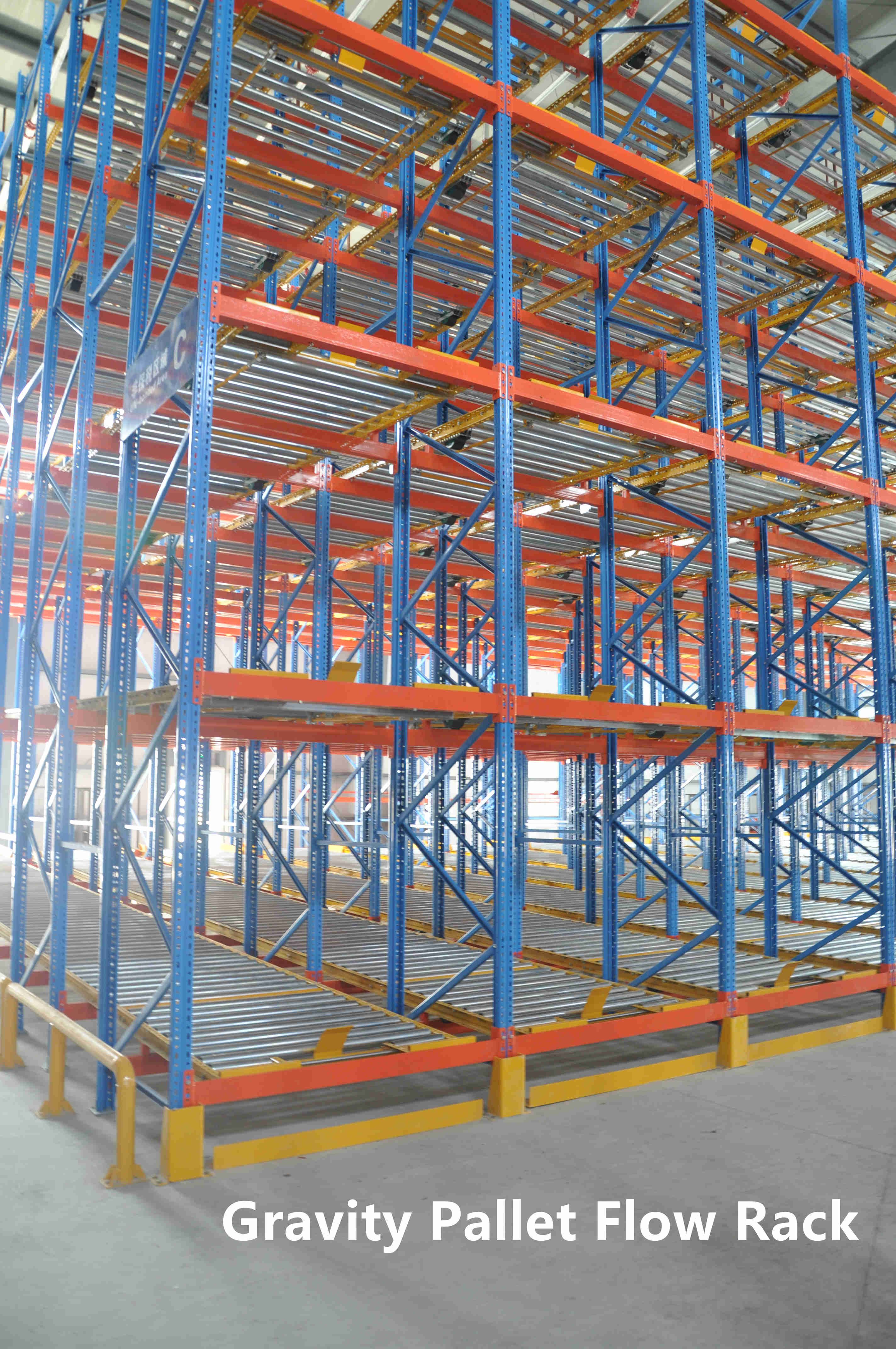 Gravity Pallet Flow Shelving Detail 2