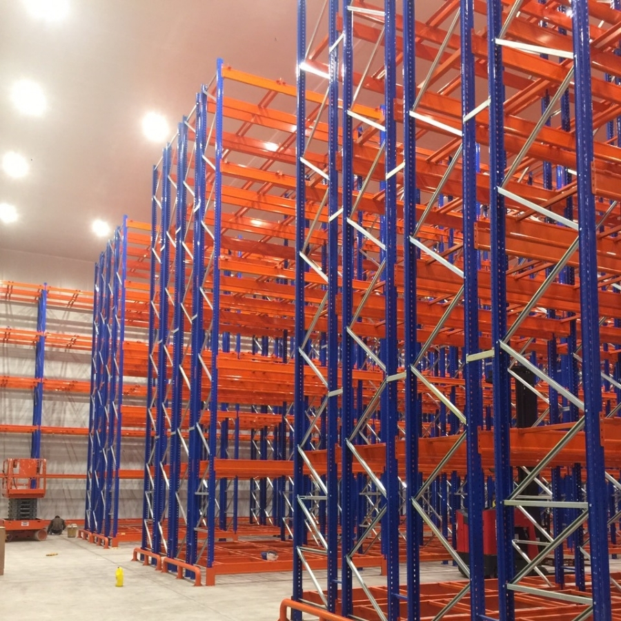 Wholesale Heavy Duty Selective Pallet Racking System Designed For Easy Pallet Access And Reliable Cold Storage Applications