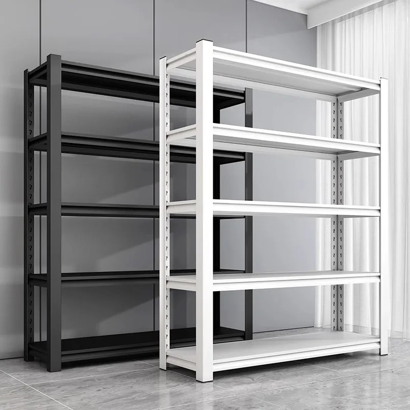 5 Layer Steel Shelving Display Shelf Metal Storage Rack with Pegboard Colors Customized for Stacking Racks Shelves