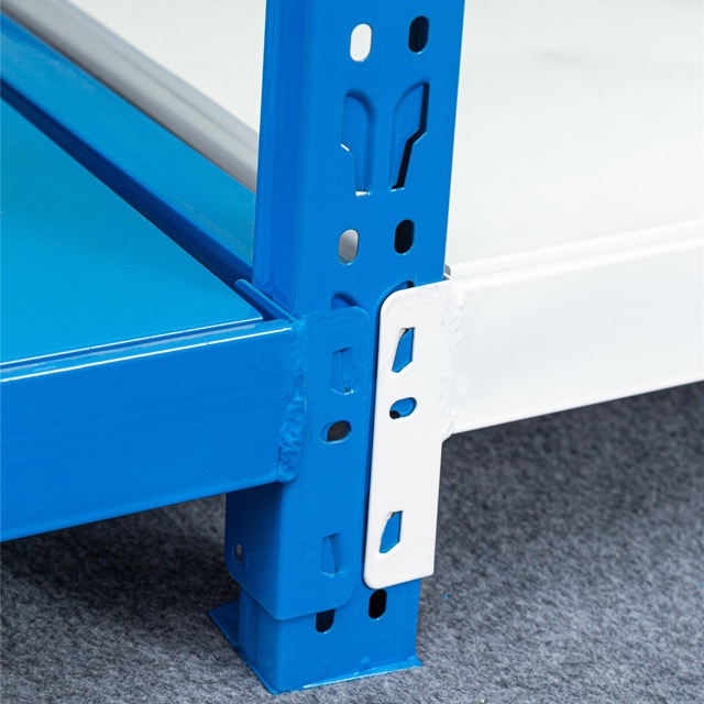 HUAWU Steel Boltless Shelving Rack 2000x600x2000mm 4-Layer 200kg Per Layer Medium Duty Industrial Storage System