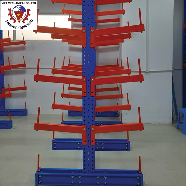 Ready-to-Trade Heavy Duty Steel Cantilever Racking Warehouses Enhances Storage Efficiency Organized Accessible Multi-Level