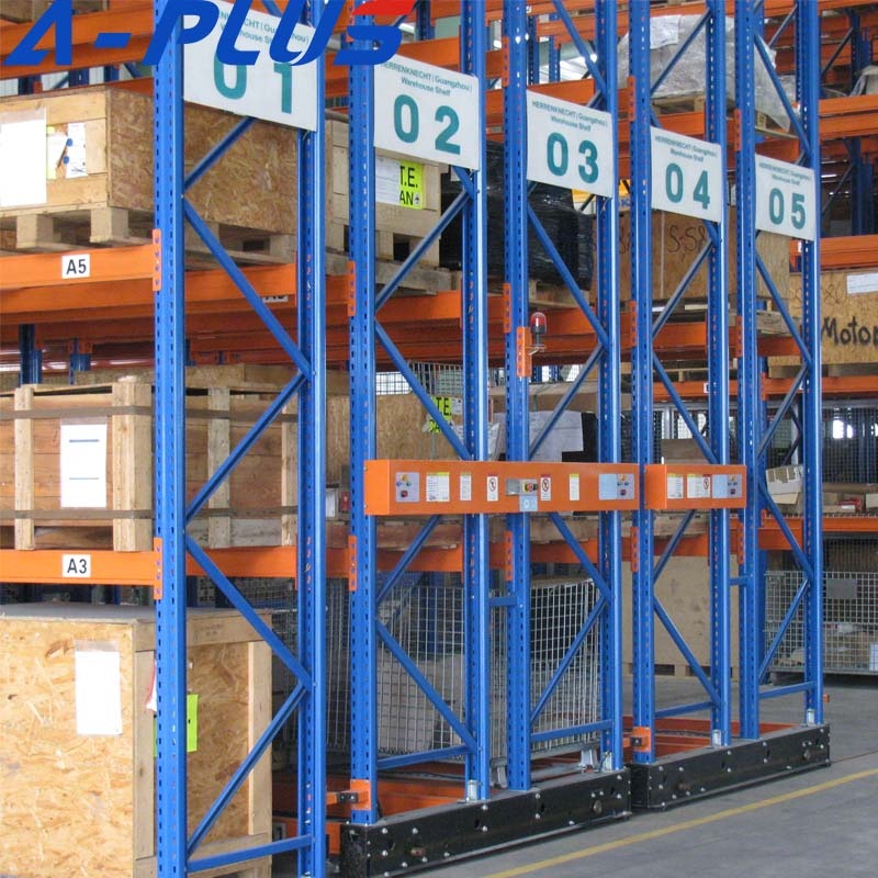 Material Rack Automated Storage Electric Mobile Warehouse Racking System