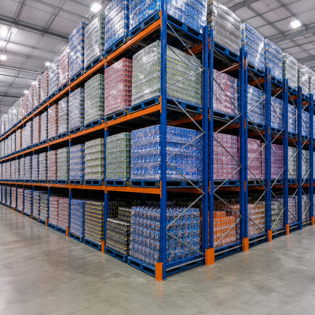Heavy Duty Warehouse Rack Warehouse Storage Rack Q235B Steel for Logistics Hubs with High Load Capacity