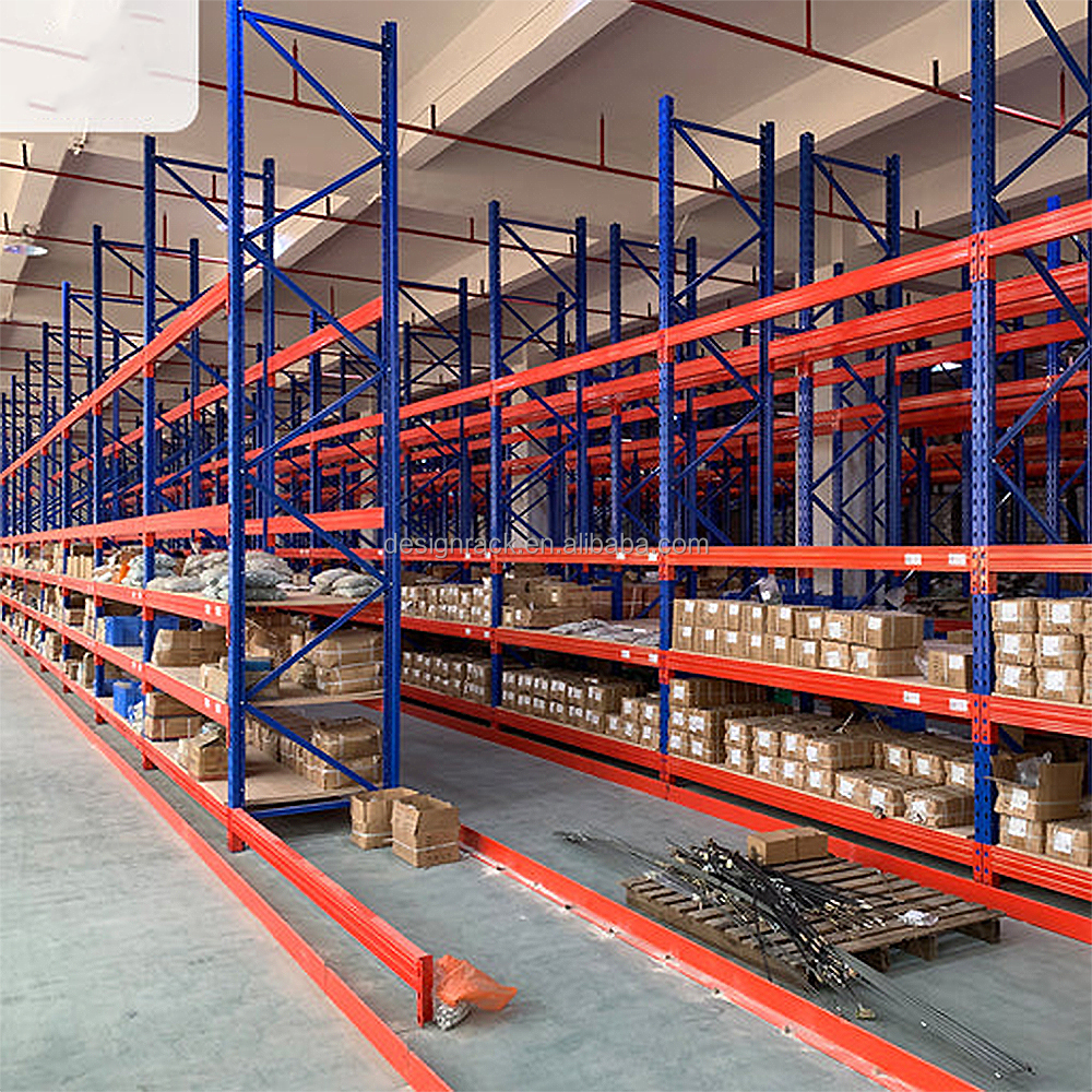Pallet Rack Storage Rack Manufacturer Q235B Steel Heavy Duty Adjustable Warehouse Rack Custom Design Standard Beam Racking Free