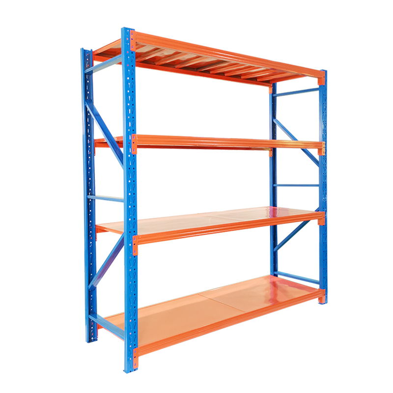 HUAWU 200kg/Layer Boltless Widespan Corrosion Protected Storage Shelf Steel Q235 5-Tier Industrial Warehouse Rack System BS-02