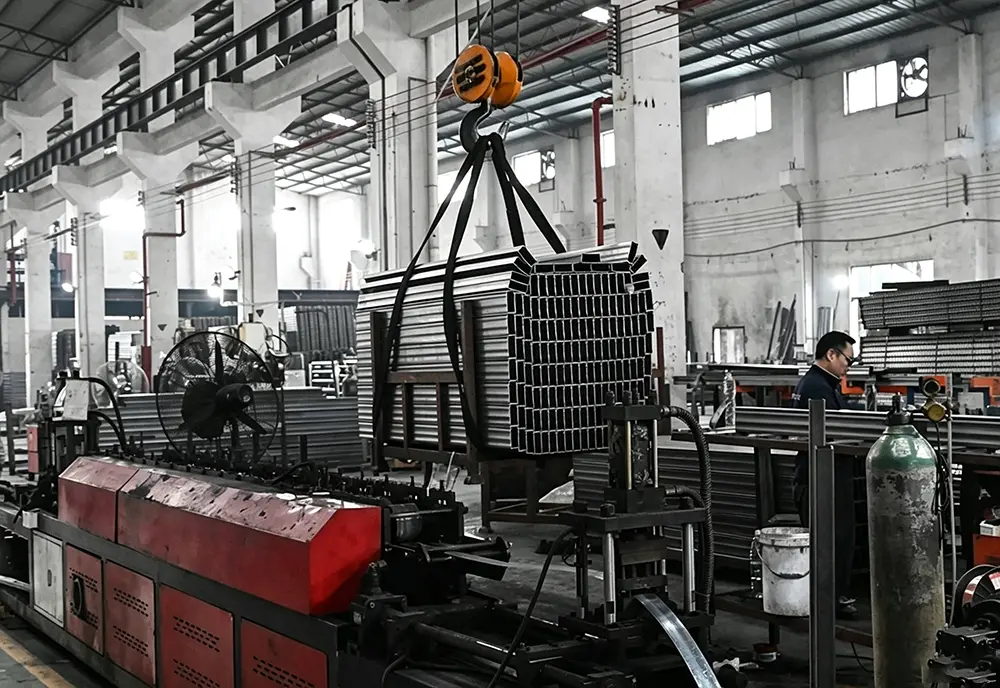 Precision box beam roll forming machines