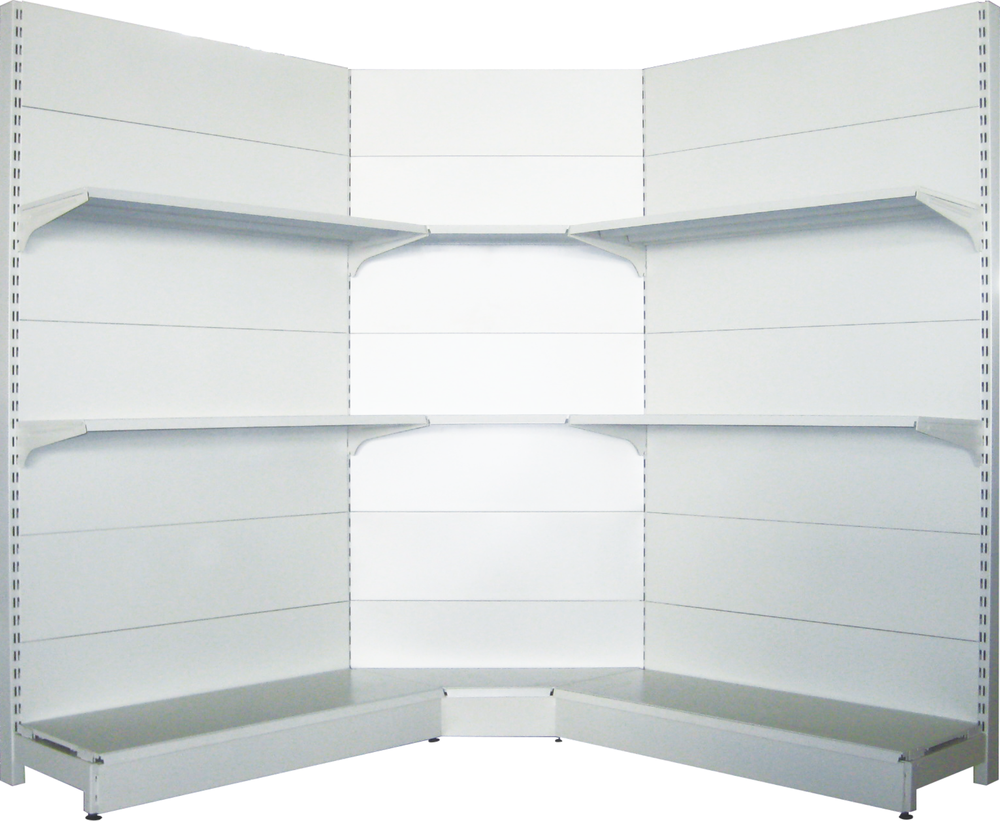 2019 New Design Slatwall Display Shelving/Slatwall Gondola Shelf/Slatwall Gondola Shelving
