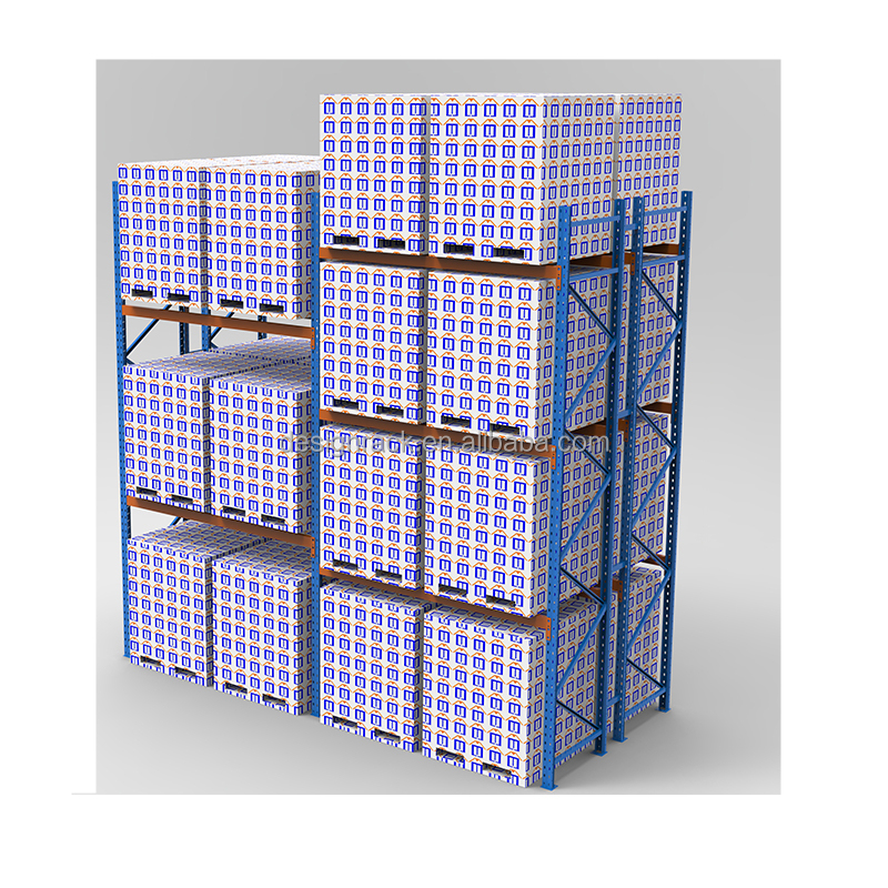 Multi Level Shelf Rack Cost Effective Steel Factory Warehouse Heavy Duty Industrial Pallet Racking