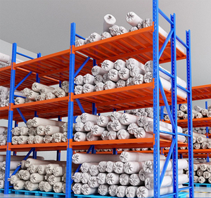 Textile Fabric Roll Storage Rack