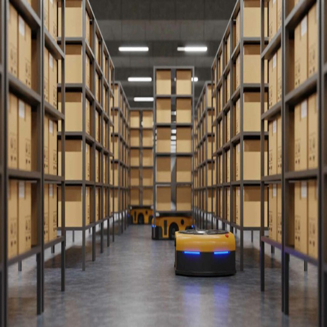 Heavy Duty Industrial Steel Customized 5 Layer AMR Robot Supporting Shelf AGV Applicable Racks with Corrosion Protection