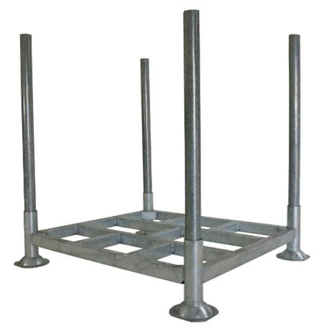Factory Direct Sale Durable Warehouse Heavy-duty Stainless Steel Galvanized Surface Roller Pallet Rack Snap-In Installation