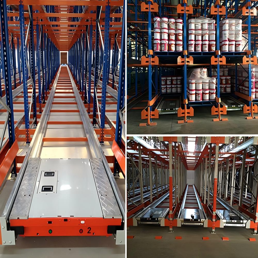 Shuttle Racking Heavy-Duty Thickened Pallet Rack System High-Bay Automated VAN Stacking 5-Layer Warehouse Racks &amp; Shelves