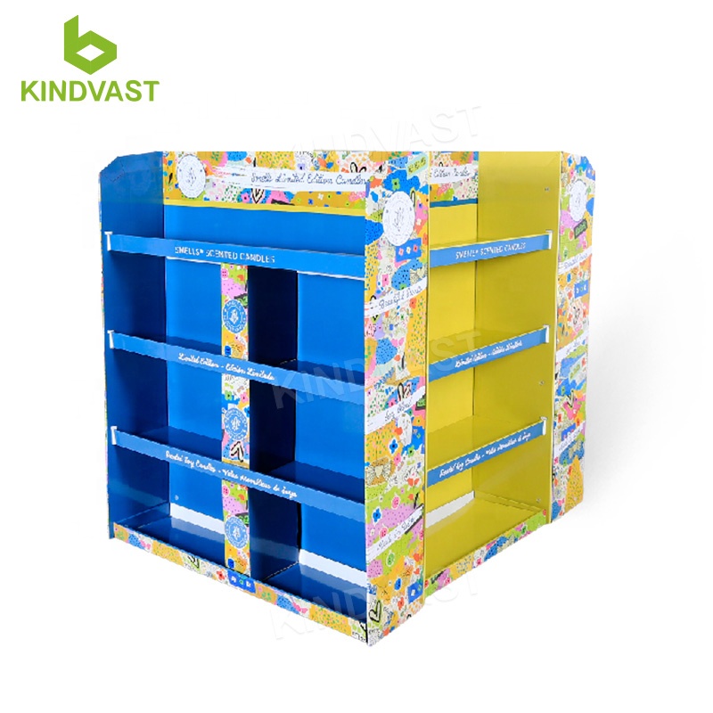 Custom Supermarket Club Half Full Pallet Displays Corrugated Pdq Trays Cardboard Retail Pallet Displays Rack