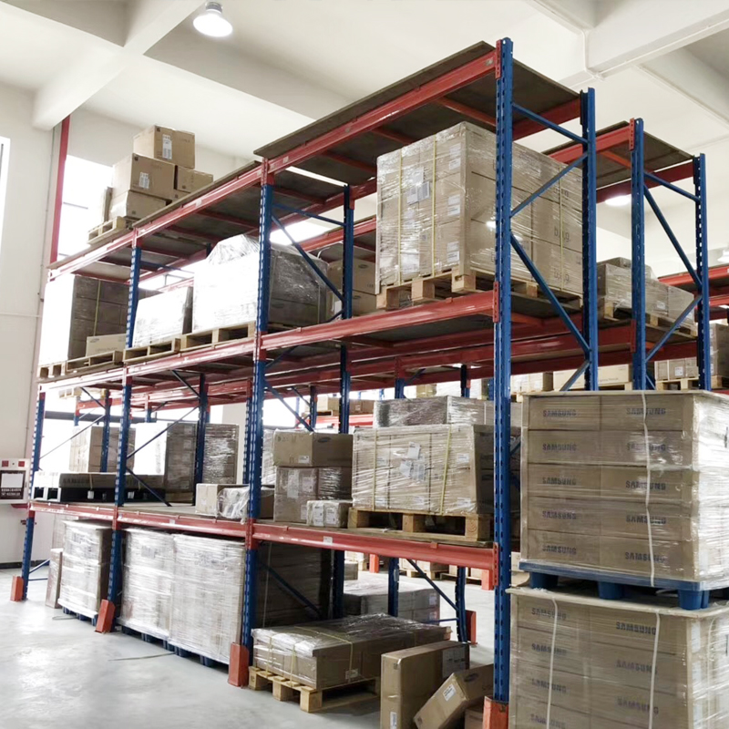 Very Narrow Aisle Storage System Reach Truck Warehouse Solution Space Saving VNA Rack