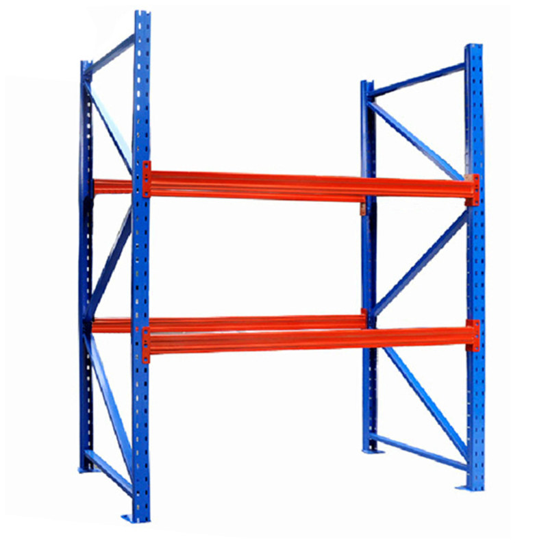 Adjustable Steel Selective Beam Pallet Rack With Powder Coated Surface For Supermarket And Warehouse Storage