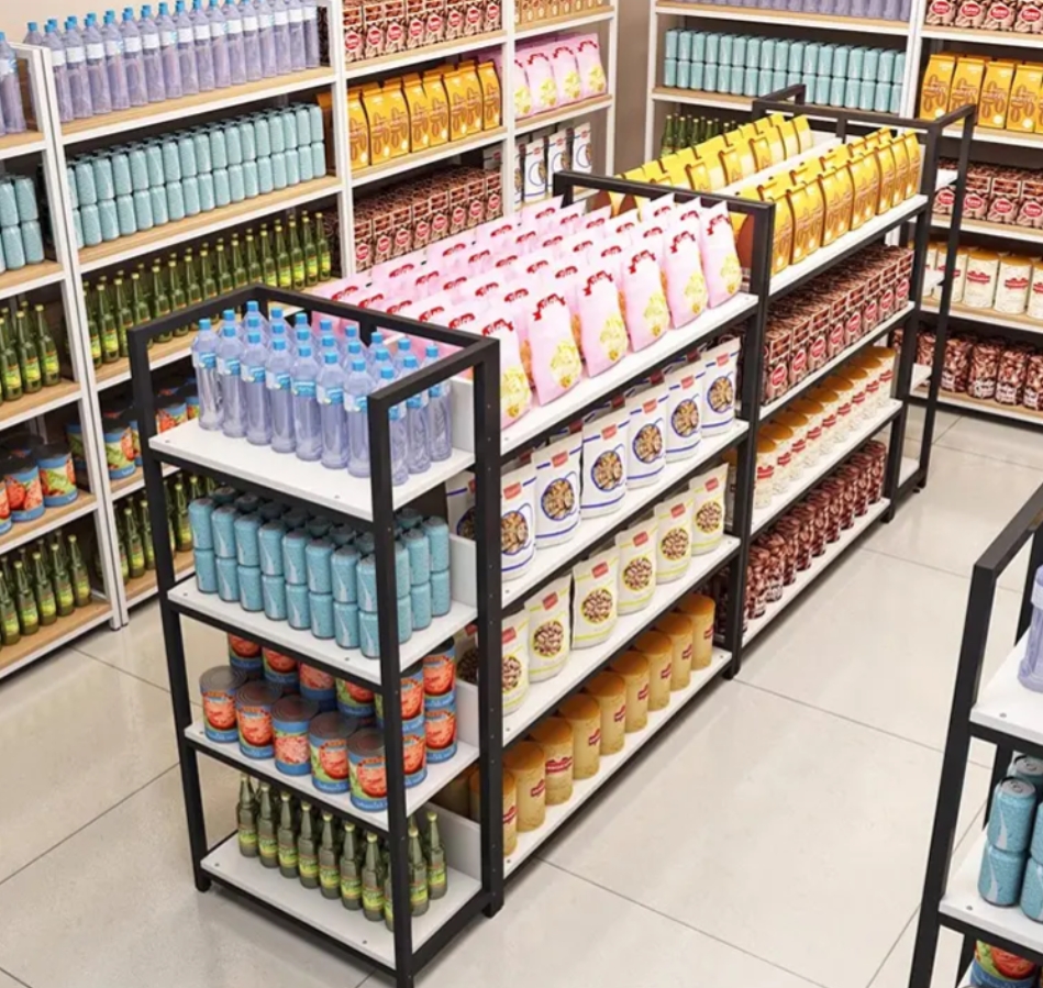 Supermarket Shelves Grocery Items Food Rayonnage Magasin Boltless Rivet Racksupermarket Display Shelves Shein Shelf For Shop