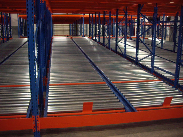 Factory Direct Steel Pallet Racks Carton Flow Rack Gravity Flow Pallet Racking with Warehouse Picking Storage System