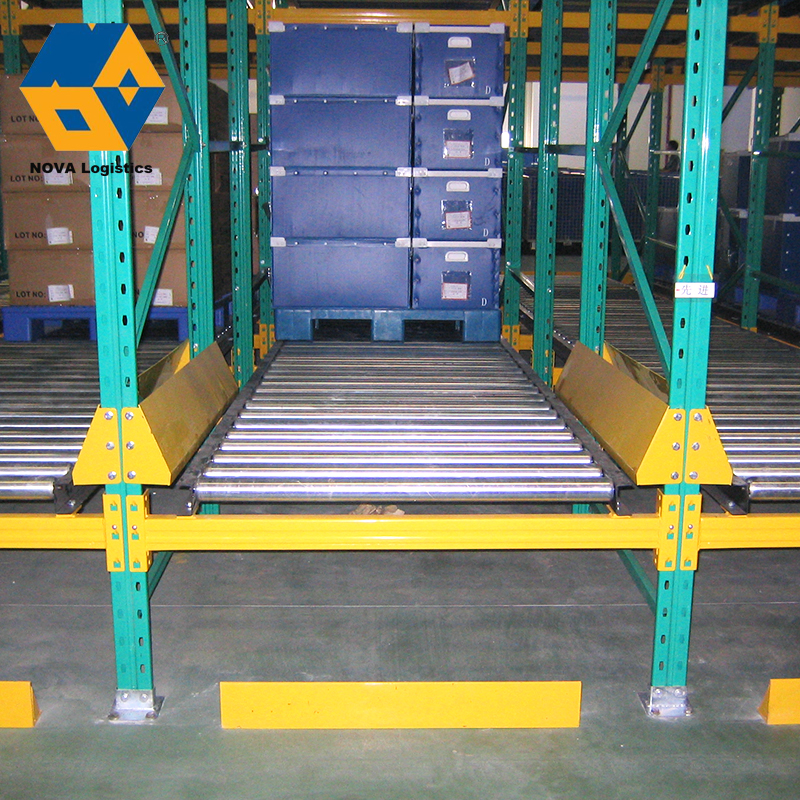 NOVA Cold Room Heavy Duty Steel Rack Logistics Equipment Warehouse Gravity Pallet Flow Racking