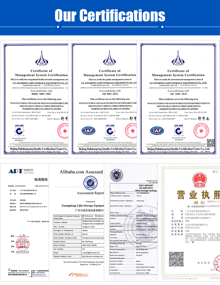 Certifications