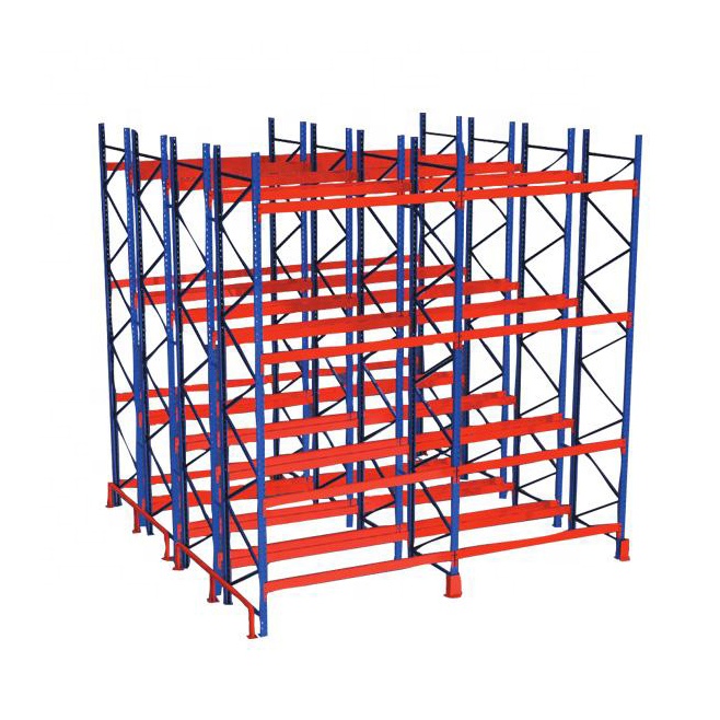Warehouse High Density Metal Steel Pallet Rack Customize Double Deep Racking System