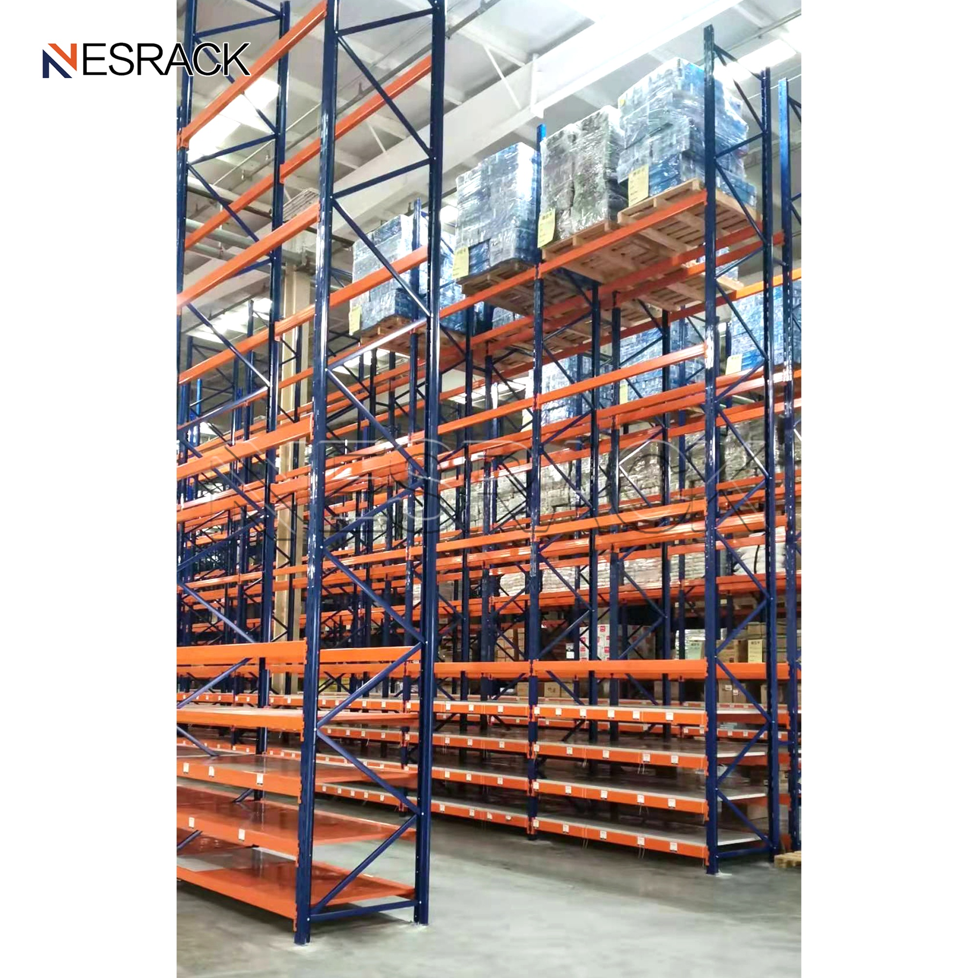 Pallet Multilevel Racking Heavy Duty Warehouse Storage Shelf System Warehouse Stacking Pallet Rack