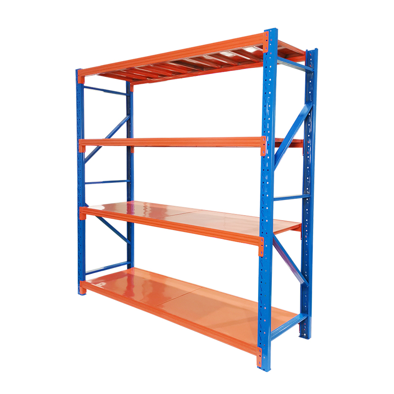 HUAWU 200kg/Layer Boltless Widespan Corrosion Protected Storage Shelf Steel Q235 5-Tier Industrial Warehouse Rack System BS-02