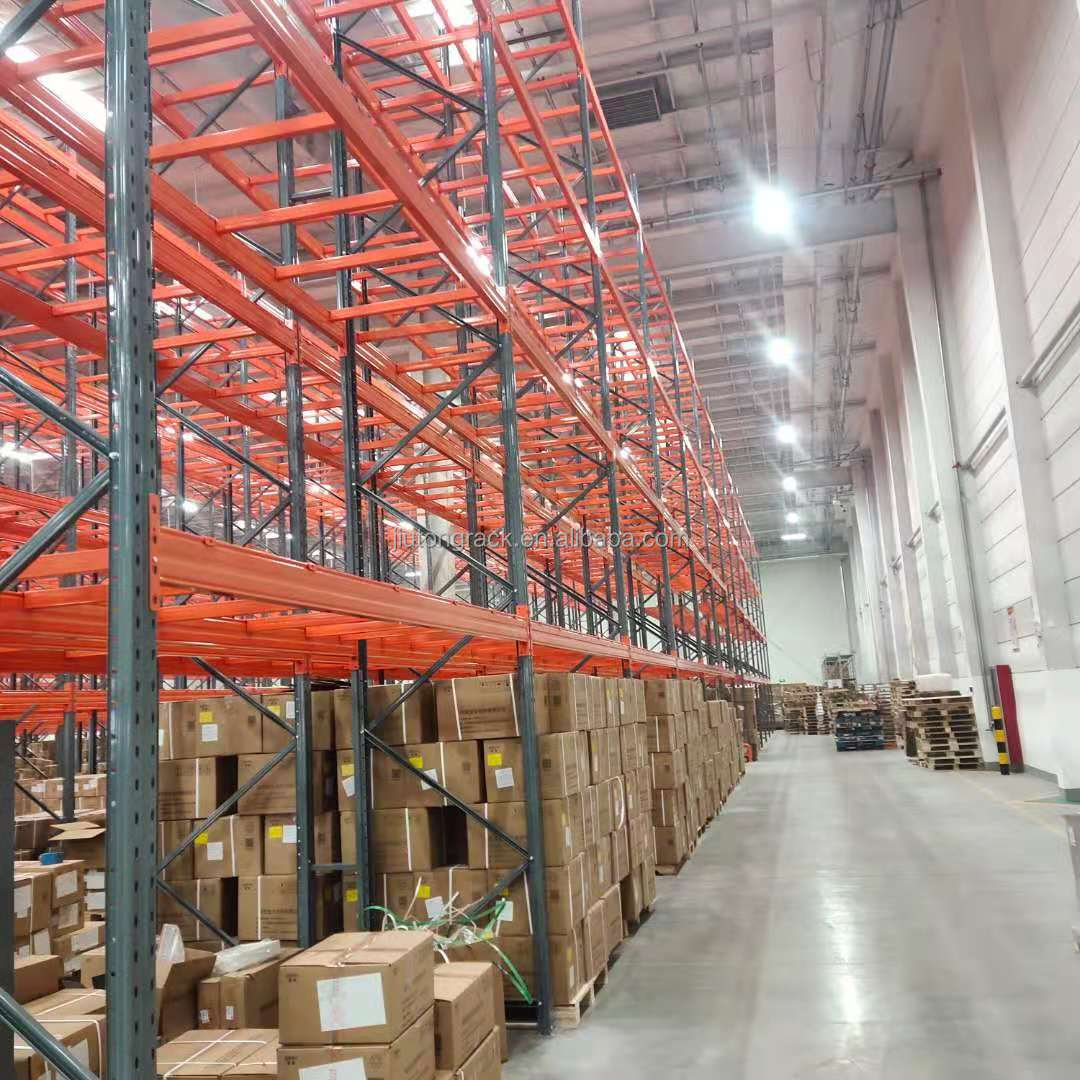 Double Euro Selective Pallet Rack Extra Wide Depth 3.2m Heavy Duty Storage System for 2 Pallets