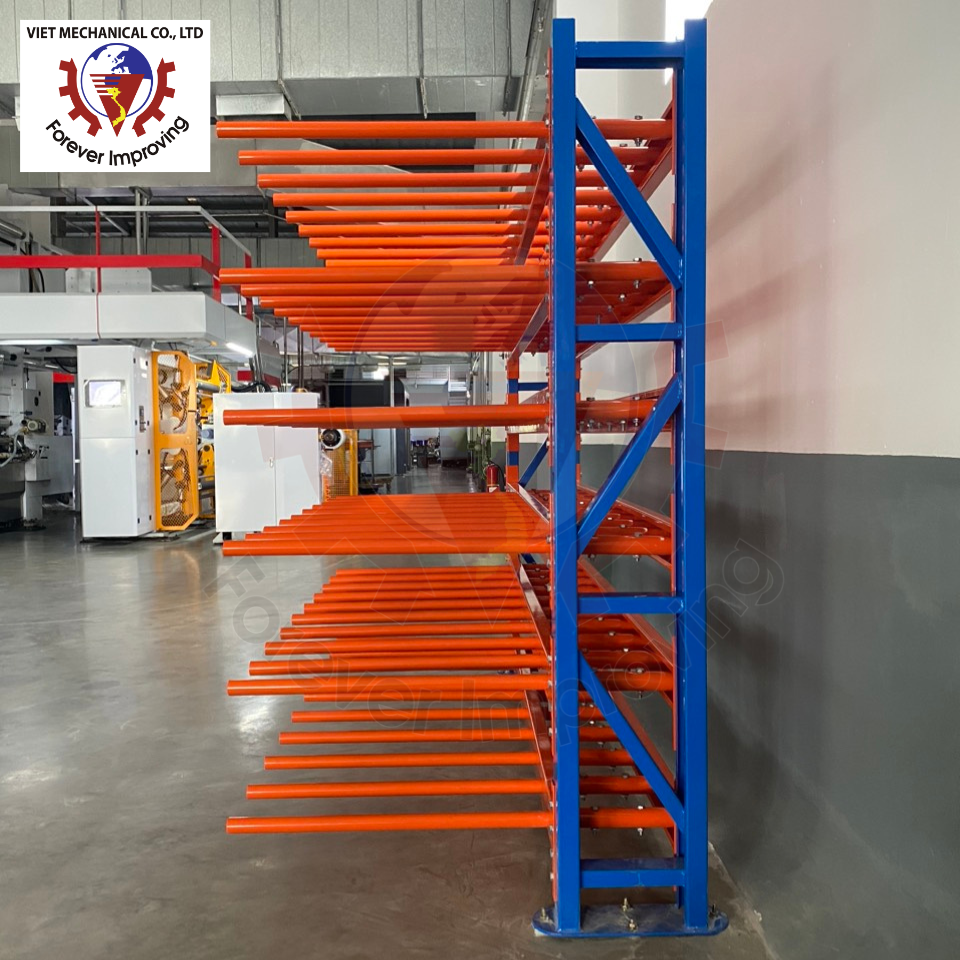 Ready-to-Trade Heavy Duty Steel Cantilever Racking Warehouses Enhances Storage Efficiency Organized Accessible Multi-Level