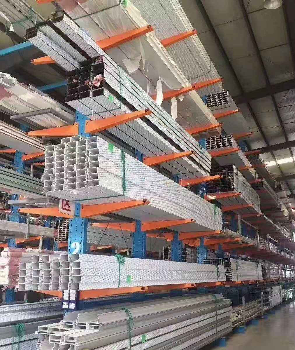 China Factory Economical Cantilever Racks Modular Steel Span Storage System For Wood Storage