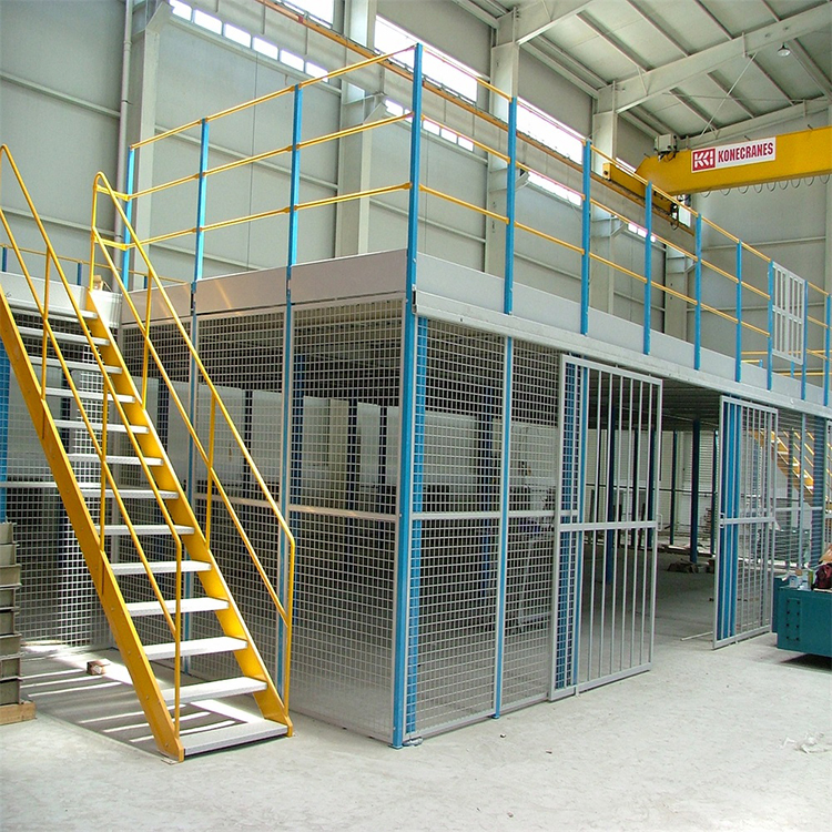 Steel Mezzanine Detail View 4