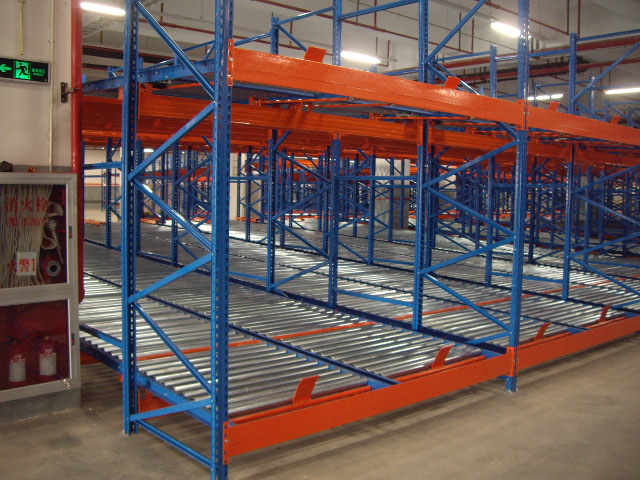 Factory Direct Steel Pallet Racks Carton Flow Rack Gravity Flow Pallet Racking with Warehouse Picking Storage System