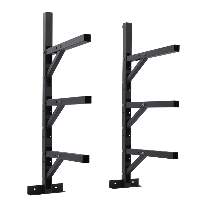 Quick Assembly Wall Mount Heavy Duty Steel 3-Tier Adjustable Shipping Container Storage Shelving &amp; Racking