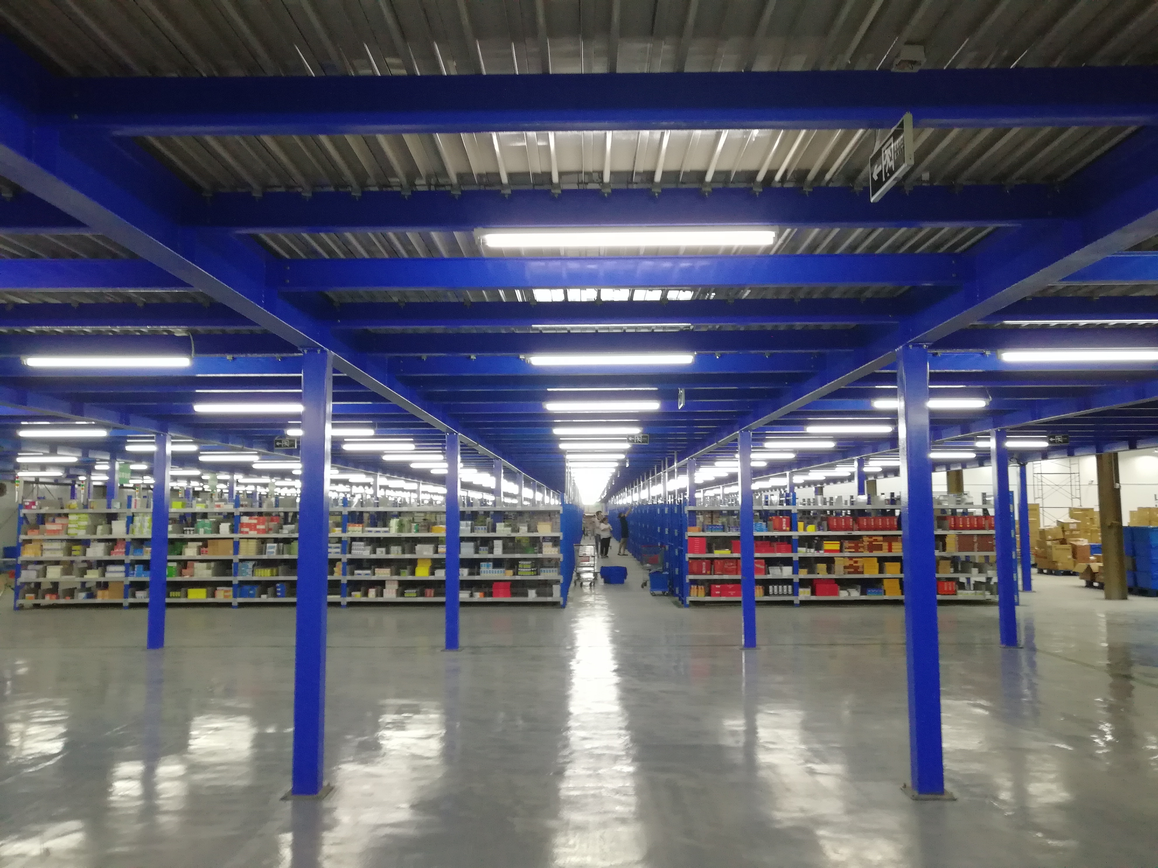 Stable Steel Structure Mezzanine Floor of Heavy Duty Metal Pallet for Warehouse Storage Goods