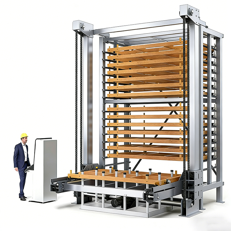 Horizontal Sheet Rack Automated Storage and Retrieval System Vertical Sheet Metal Warehouse