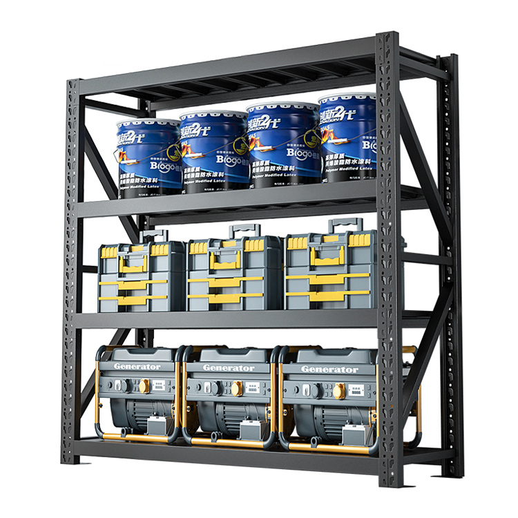 Medium duty storage shelf application