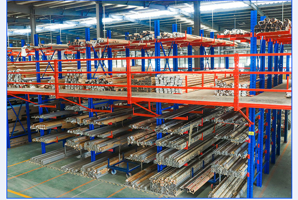 Mezzanine Floor Industrial Steel Optimizes Warehouse Space Rack Supported Mezzanine for Logistics Centers Multi Tier Platform