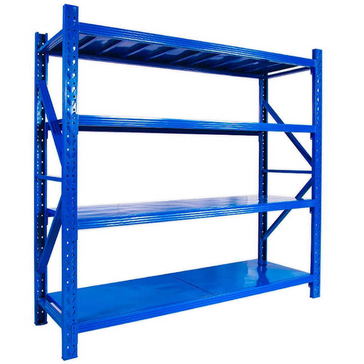 OEM Heavy-Duty Single Size Steel Metal Storage Shelf Adjustable Cantilever Rack for Warehouse Factory Durable Pallet-Packed