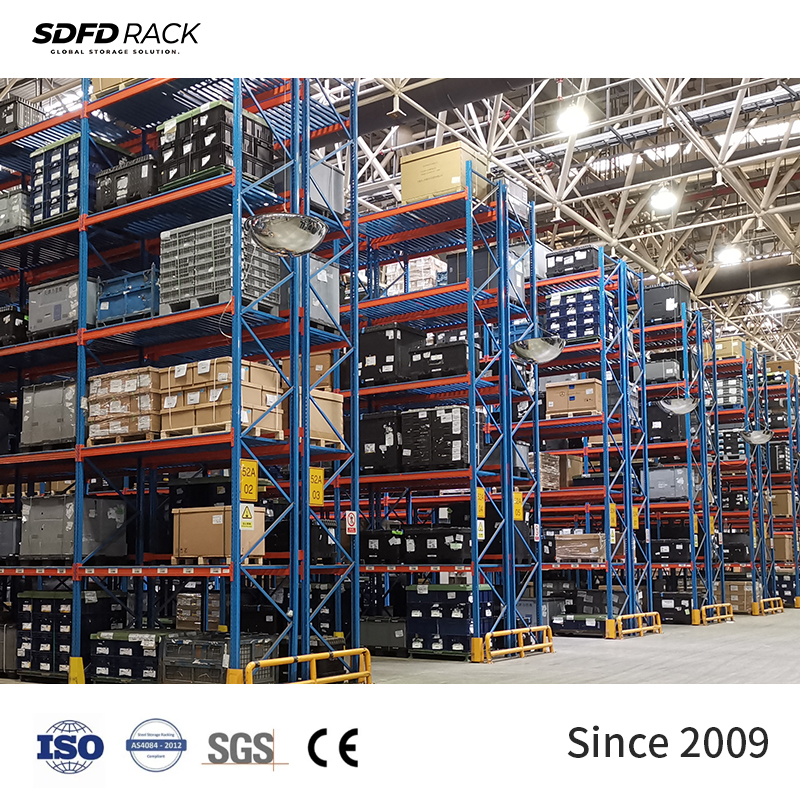 Heavy-Duty Adjustable Selective Pallet Racking System 1000-3000kg Load Capacity Stacking Warehouse Storage Shelves Pallet Racks