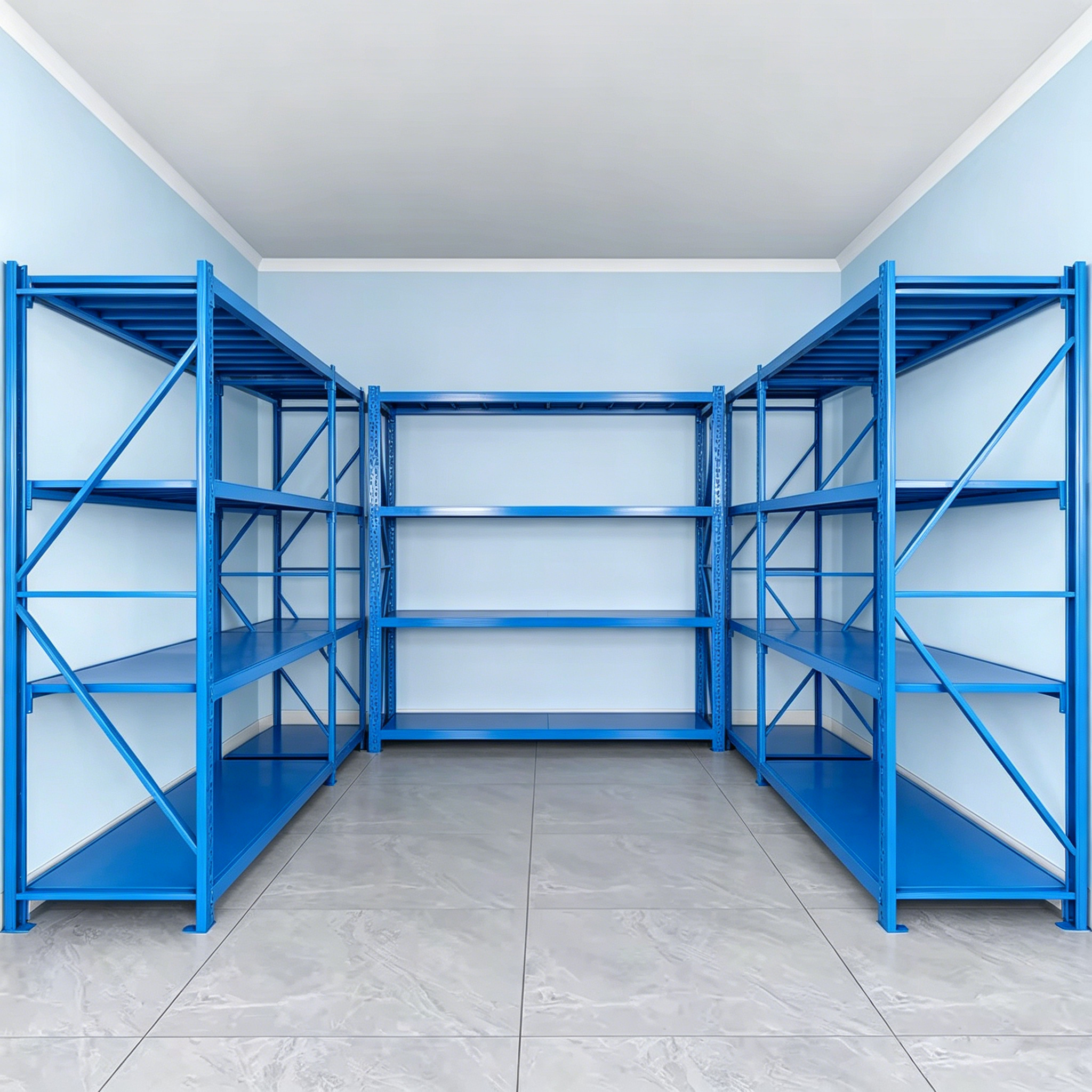 Boltless Adjustable Steel Light Duty Industrial Warehouse Pallet Stacking Storage Shelf Rack Units